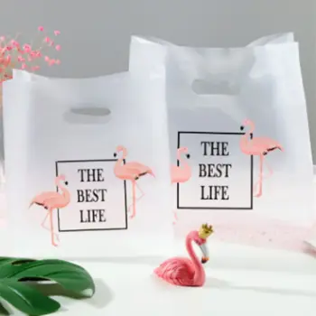 50pcs Flamingo prenosni nakupovalno vrečko vrečko darilo embalaža vrečko kozmetični vrečko vrečko hrane
