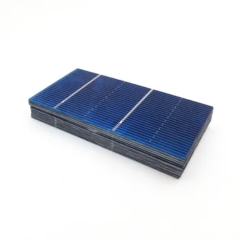 50Pcs solarnimi DIY Sončne Celice Polikristalni Fotonapetostni Modul DIY Solarni Polnilec Painel Sončne 0.54 W 78*39 mm