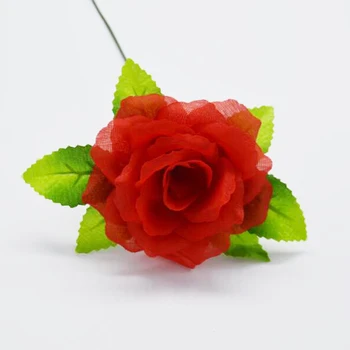 50pcs Zelena Božič Listi Umetne Rože Poročno Dekoracijo Garland Rose Listov Listje, Dekorativnih Obrti Ponaredek Cvetje Listov