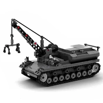 520Pcs DIY Ustvarjalne gradniki Tank Oklepna Vozila Igrača Simulacije Commisary Tovornjak Puzzle Model Komplet Blok Igrače Za Otroke