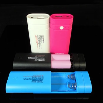 5600mAh 2X 18650 USB Power Bank Baterijo, Polnilnik Primeru DIY Polje Za iPhone Za Pametni Telefon MP3 Elektronski Mobilni Polnjenje 2020