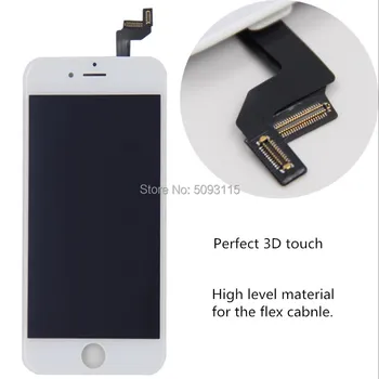 5Pcs Tovarno prodajo AAA+++ LCD Zaslon Za iPhone 6sPlus Plus 8 7 PLus Zaslon LCD Skupščine + 3D Dotik Fix Mobilni Telefon Popravila