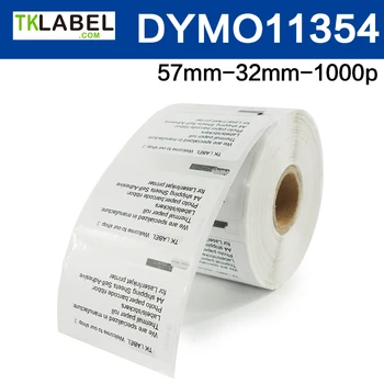 5R X dymo oznaka 11354 združljiv za DYMO labelwriter 57 mm x 32mm x1000 Multi purpuse oznaka za DYMO LW450 serije