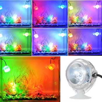 5V Pisane Aquarium LED Osvetlitev Nepremočljiva Podvodnih LED Luči Akvarij Podvodne LED Luči Elektronski Fish Tank Lučka EU
