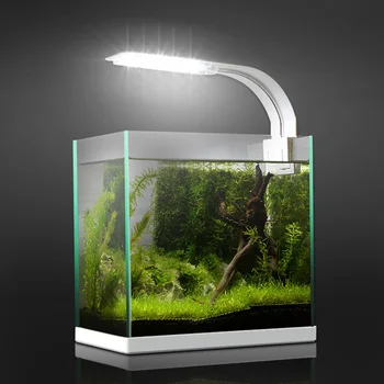 5W/10W/15W LED Super Slim Akvarijske Luči Razsvetljava Rastline Rastejo Svetlobe Vodnih Rastlin Razsvetljavo Nepremočljiva Clip-on Lučka Za Fish Tank