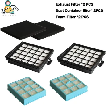 6 kos/Paket HEPA filtrov za sesalnik Philips deli FC8140 FC8142 FC8146 FC8147 FC8148 čistilo pripomočki