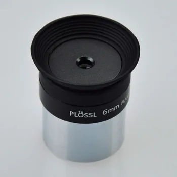 6 mm 1.25 palčni Plossl Teleskop Okular - 4-element Plossl Design - Navojni za Standardne 1.25 palčni Astronomije Filtri