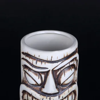 600 ml Keramični Tiki Vrč Ustvarjalne Porcelana Pivo Vino Vrč Pokal Bar Orodje