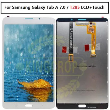 7 palčni zaslon za Samsung Galaxy Tab A 7.0 2016 SM-T280 SM-T285 T280 T285 LCD-Zaslon, Zaslon na Dotik, Računalnike Skupščine Tablet PC Deli