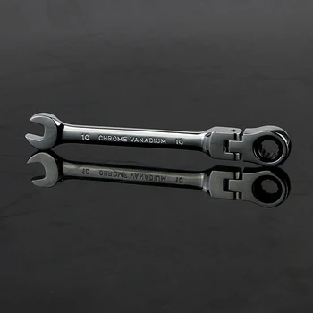 8-13mmMirroFlexible Glavo Raglja Ključ Kombinacijo ključa niz tipke prestavi obroč ključ z ragljo ročaj orodja D3808-D3813A