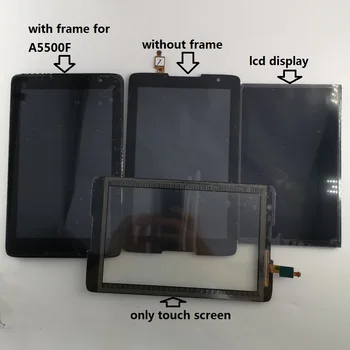 8-palčni Zaslon LCD Zaslon, Zaslon na Dotik, Računalnike Stekla, Montaža z okvirjem Za Lenovo IdeaTab A8-50 A5500 A5500F A5500H A5500HV