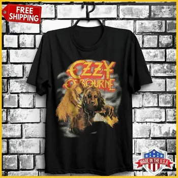 80. Ozzy Osbourne T Shirt 83 Laja Na Luno Tour Bombaž Črna S 6Xl