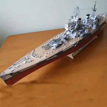 83 CM KRALJESTVU Valižanski Princ Bojne Ladje DIY 3D Paper Card Model Stavbe Določa Gradnja Igrače Izobraževalne Igrače, Vojaški Model