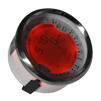 85mm GPS merilnik Hitrosti 6 v 1 Multi-funkcionalne Samodejni Merilniki merilnik vrtljajev Gorivo, Nivo Vode Voltmeter Temp Olje Tlak 5Bar Univerzalni