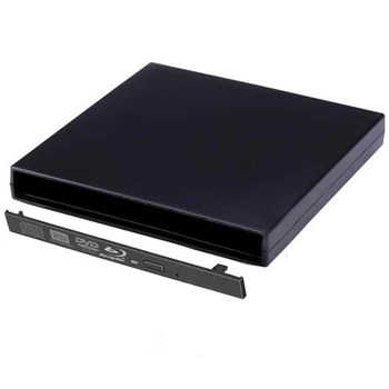 9.0/9.5 mm, USB 2.0 Zunanji Optični Pogon Polje Zunanje Primeru, Blu-Ray, CD, DVD RW, Da SATA Trdi Disk Caddy Adapter Najnovejši