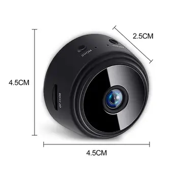 A9 1080P HD Mini IP WIFI kamera Kamera Brezžična Home Security DVR Night Vision 150 Stopnja širokokotni Fotoaparat Podpira SD Kartice
