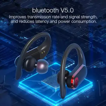 AA-UM3 TWS Brezžični Šport bluetooth Slušalke HiFi Stereo Smart Touch HD Klice Nepremočljiva Uho Kavelj Slušalke