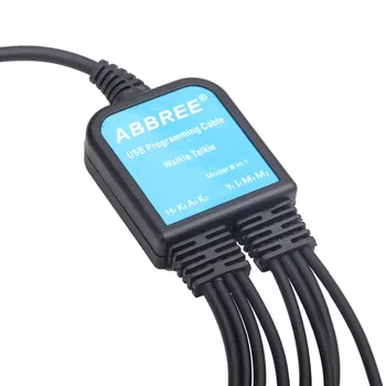 ABBREE 8 v 1 USB Programski kabli za BaoFeng UV-5R Motorola Yaesu Icomfor hyt Ham Walkie Talkie Avtomobila Mobilni Radijski