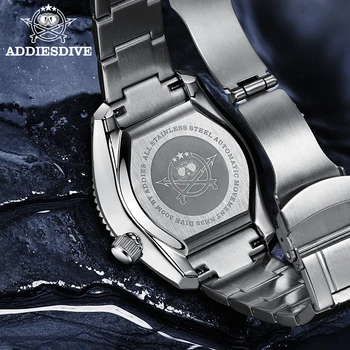 ADDIES Japonski NH35 samodejno potapljač watch vodoodporna keramične plošče safirno steklo moške watch300m Jekla 316L Ure Moške