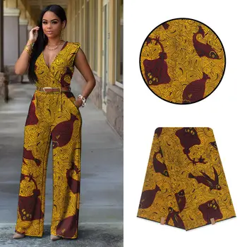 Afriške vosek 2020 Moda nederlands Design Afriške Nigerijski Ankara Holland Visoko Kakovost Pravi Vosek Tiskanja Tkanine pagne vosek