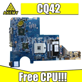 Akemy 595183-001 Mainboard Za HP CQ42 G42 G62 CQ62 prenosni računalnik z matično ploščo DAOAX1MB6F0 DA0AX1MB6H0 prvotne Prosti CPU!!!