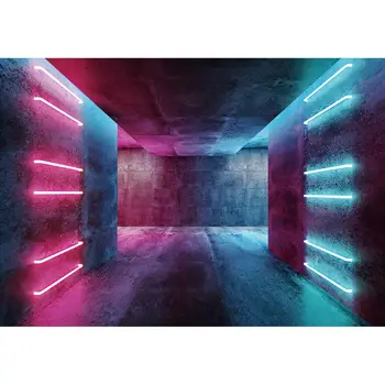 Allenjoy Neon Glow Stranka Kulise 3D Zaslonke Stopnji Svetlobe Elektronski Žarek Laser Tehnologija Spray Okolij za Fotografijo