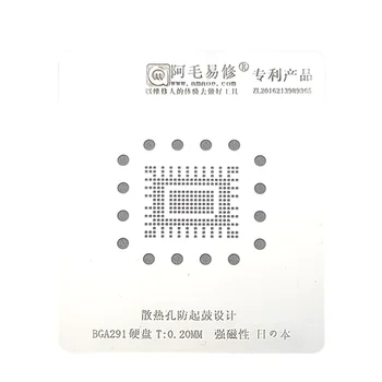 Amaoe BGA291 BGA Reballing Matrica Predlogo Za SSD ssd HDD Nand Flash Čip Hardisk IC, na primer s spajkanjem Tin Rastlin Neto