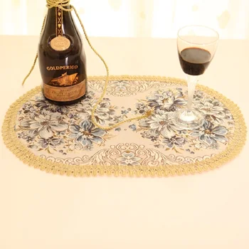 Ameriški Evropski stil zahodni hrane mat placemat za jedilno mizo toplotna izolacija pad tea cup placemat cvet vazo Mat
