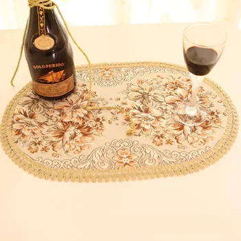 Ameriški Evropski stil zahodni hrane mat placemat za jedilno mizo toplotna izolacija pad tea cup placemat cvet vazo Mat