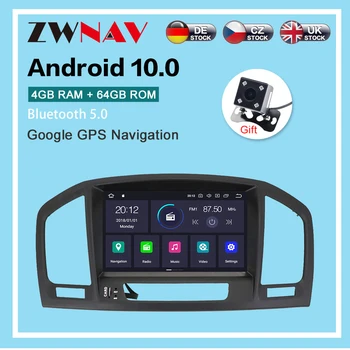 Android 10.0 4+64 G Avto Radio, GPS Navigacija Za Opel Insignia 2008-2013 Multimedijski Predvajalnik, Radio, video predvajalnik predvajalnik, vodja enote