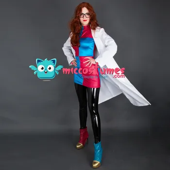 Android 21 Cosplay Kostum z Boot Zajema in Uhani Ženska Halloween Obleko