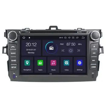 Android10.0 4G+64GB Avto Multimedijski predvajalnik, GPS Za Toyota Corolla 2007-2013 Radio Predvajalnik Videa, GPS Navigacijo, Vodja Enote za Video Uni