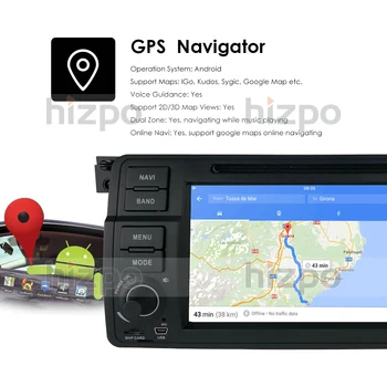 Android10 DVD Avto GPS Stereo Audio Player za BMW E46 M3 MG ZT ROVER 75 1999-2006 GPS Navigacija Multimedia Zaslon USB OBD DAB