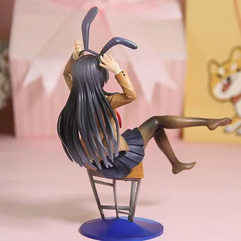Anime Porednež Ne sanja, Zajček Dekle Senpai Seksi Slika Igrača Senpai Sakurajima Mai Stol Seksi Anime Dejanje Slika Igrače