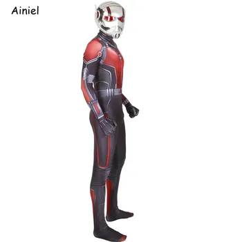 Ant-Človek Scott Edward Harris Lang Super Heros Zentai Obleka, Obleka Jumpsuits Halloween Cosplay Kostumi za Moške Otroci