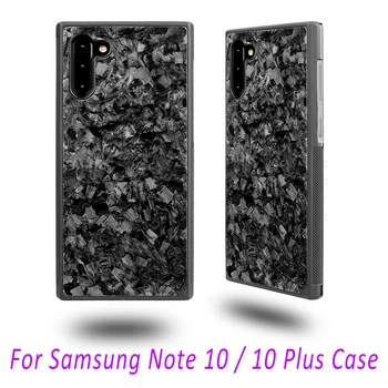 Anti-slip Primeru Zajema Pravi Kovani Ogljikovih Vlaken za Samsung Note 10 z Mehko TPU Mobilni Telefon, Ohišje za Samsung Galaxy Note 10Plus