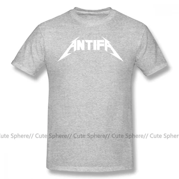Antifa T Shirt Antifa T-Shirt Kratek Sleeve Classic Tee Shirt Oversize Grafični 100 Bombaž Zabavno Tshirt Moški