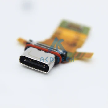 Aocarmo Priključek USB Tip-C Polnilnik za Polnjenje Vrata Dock Flex Kabel Za Sony Xperia XZ Premium XZP G8142 G8141 Hitra Dostava