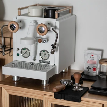 Aparat za kavo Spremembe RAKETA R58 E61Wooden Ročaj Orodja Espresso Kave orodja Pribor