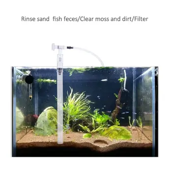 Aquarium Fish Tank Kompletom Za Čiščenje Peščeni Filter Črpalka, Akvarij Gramoz Vakuumske Vzmet Pesek Čistilec