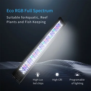 Aquarium LED Bar Lahka Nepremočljiva Fish Tank Svetlobe 30/45 CM Podvodno Svetilko Akvarijih Dekor Razsvetljavo 220V EU in ZDA UK AU Moč
