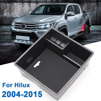 Armrest Škatla za Shranjevanje sredinski Konzoli Posodo Organizator Kovanec Pladenj Držalo Za Toyota Hilux AN10 AN20 AN30 2004-2012 2013