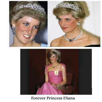 ASNORA Evropske Nevesta Princesa Diana Krono 3A CZ Kristalno Glavo Nakit, Poročni Dodatki, Poročni Headdress Tiaras A01188
