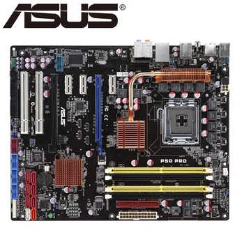 Asus P5Q Pro Desktop Motherboard P45 Socket LGA 775 Za Core 2 Duo Quad DDR2 16G ATX UEFI BIOS Prvotno Uporabljajo Mainboard Na Prodajo