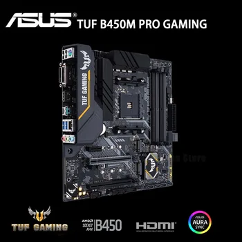 ASUS TUF B450M PRO IGRALNE B450M AMD B450 DDR4 3466MHz 128G,M. 2,DVI-D,SATA 6Gb/,USB 3.1 Podporo R3 R5 R7 R9 Namizje AM4 igre na Srečo