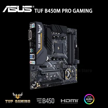 ASUS TUF B450M PRO IGRALNE B450M AMD B450 DDR4 3466MHz 128G,M. 2,DVI-D,SATA 6Gb/,USB 3.1 Podporo R3 R5 R7 R9 Namizje AM4 igre na Srečo