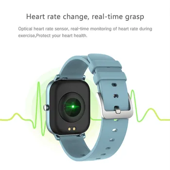Ataliqi P8 Pametno Gledati Moške 1,4-palčni Poln na Dotik Fitnes Tracker Krvni Tlak Pametna Ura Ženske GTS Smartwatch za Android IOS