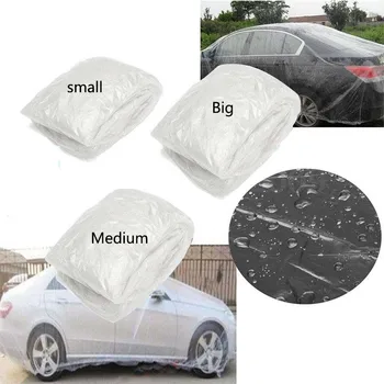 Avto Kritje prozorne Plastike Začasno Enkratno uporabo Univerzalne SUV Dež, Prah, Sneg, Garaža