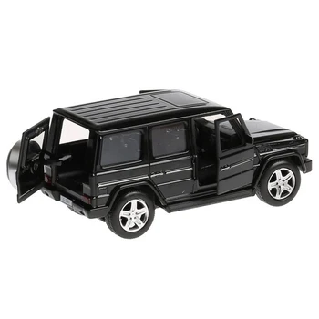 Avto Mercedes Benz G-razred, 12 cm, inercialni, odpiranje vrat, barva črna, kovinski