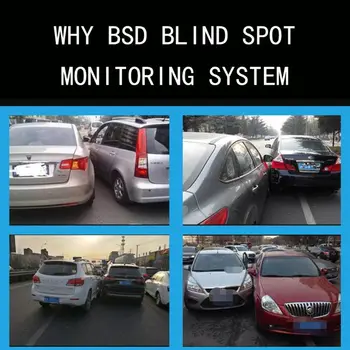 Avto Slepa Pega Spremljanje BSD BSA BSM Radarski Sistem za Zaznavanje Mikrovalovna Senzor Pomočnik Vožnja Avtomobila Varnost